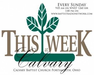 This Week at Calvary Poster